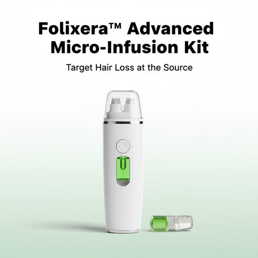 Folixera™ — Advanced Micro-Infusion Kit + Botanical Serums That Target Hair Loss at the Source