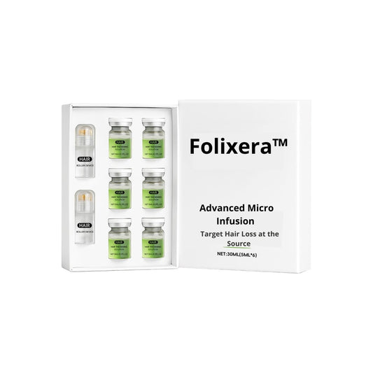 Folixera™ — Advanced Micro-Infusion Kit + Botanical Serums That Target Hair Loss at the Source