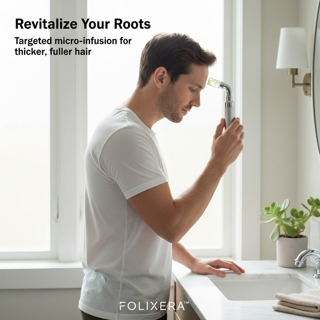 Folixera™ — Advanced Micro-Infusion Kit + Botanical Serums That Target Hair Loss at the Source